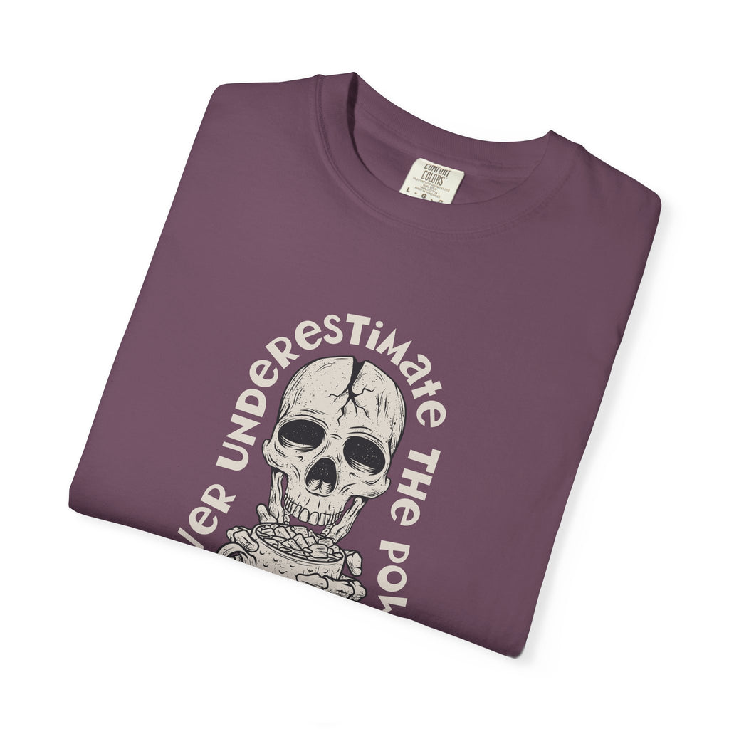 Spooky Skeleton Shirt - Hot Chocolate Humor - Funny Skull Tee - Sinful Threads