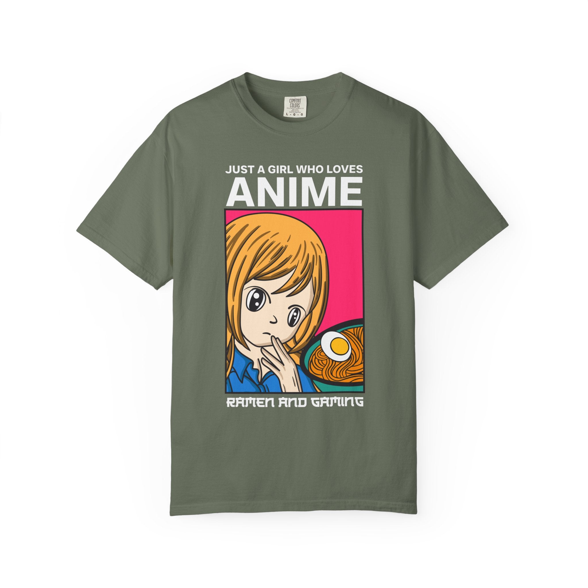 Girl Ramen Gaming Shirt – Cute Noodle Anime Gamer Tee - Sinful Threads