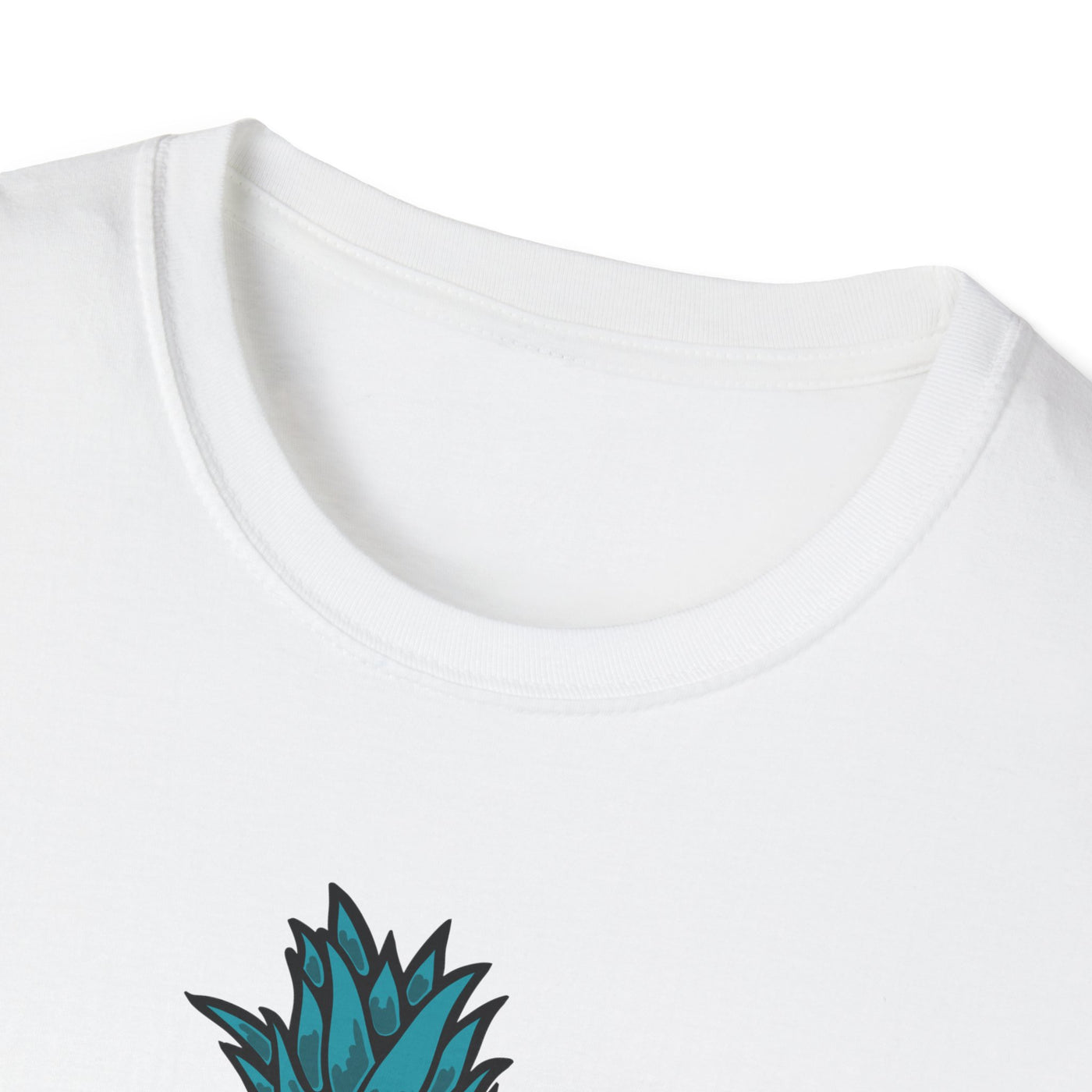Bold Pineapple Print Tee - Summer Vibes Tropical Graphic - Sinful Threads