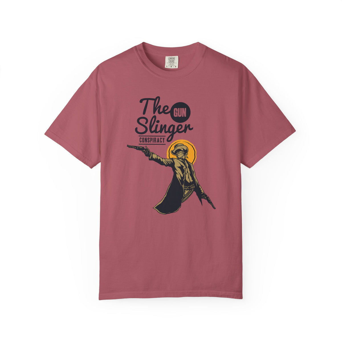 Gunslinger Graphic Tee Conspiracy Cowboy - Western Unisex - Sinful Threads