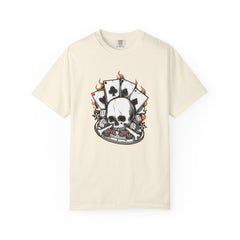 Skull Playing Cards Dice Gambling Casino Design T-Shirt