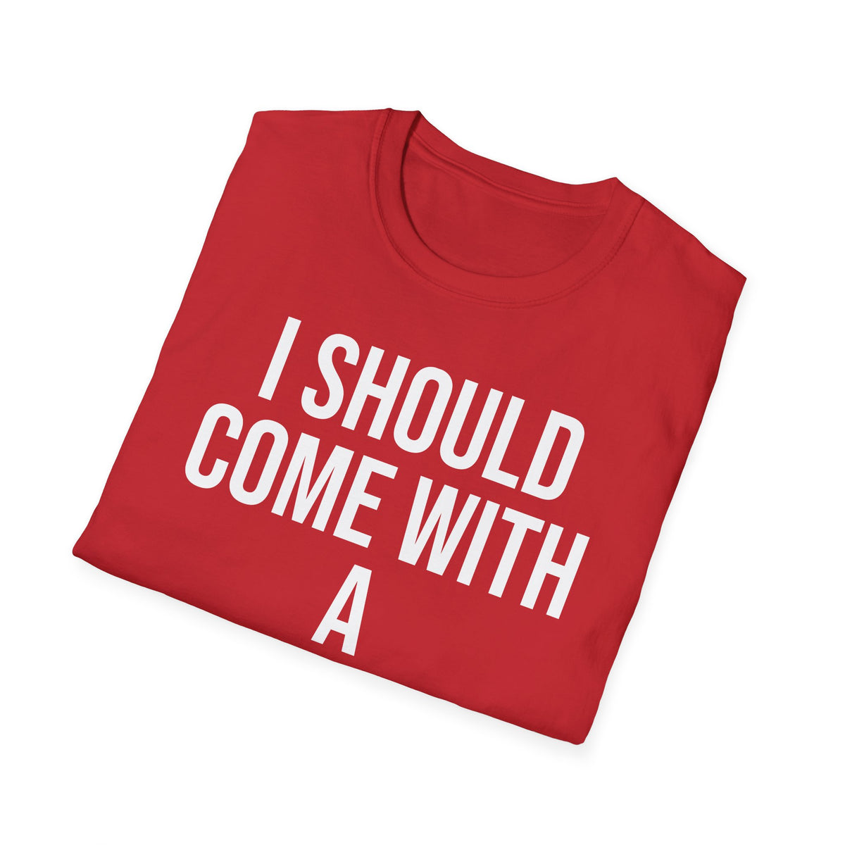 Warning Label Graphic Tee - Funny Sarcasm Shirt
