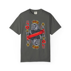 Red Queen T-shirt – Skull Graphic Top – Queen of Hearts