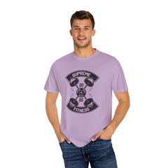 Supreme Fitness with Weights Gym Workout Graphic T-Shirt
