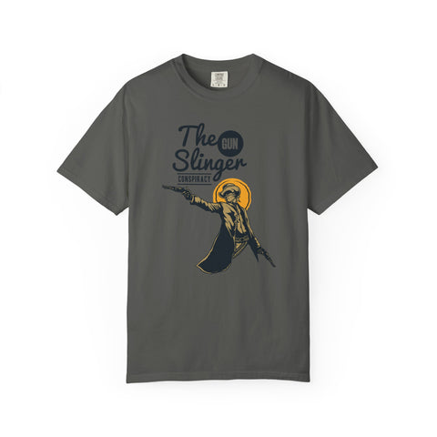 Gunslinger Graphic Tee Conspiracy Cowboy - Western Unisex - Sinful Threads