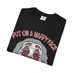 Trippy Clown Shirt - Put On Happy Face Psychedelic Tee Fun