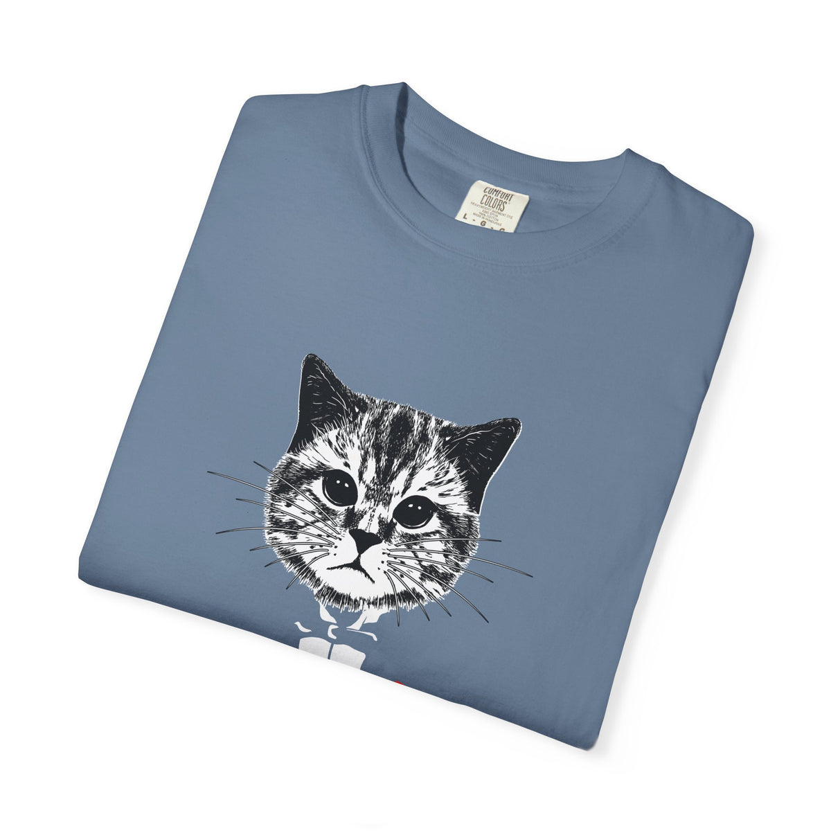 Cat Father Tee - Funny Kitten Shirt - Tuxedo Graphic Tee
