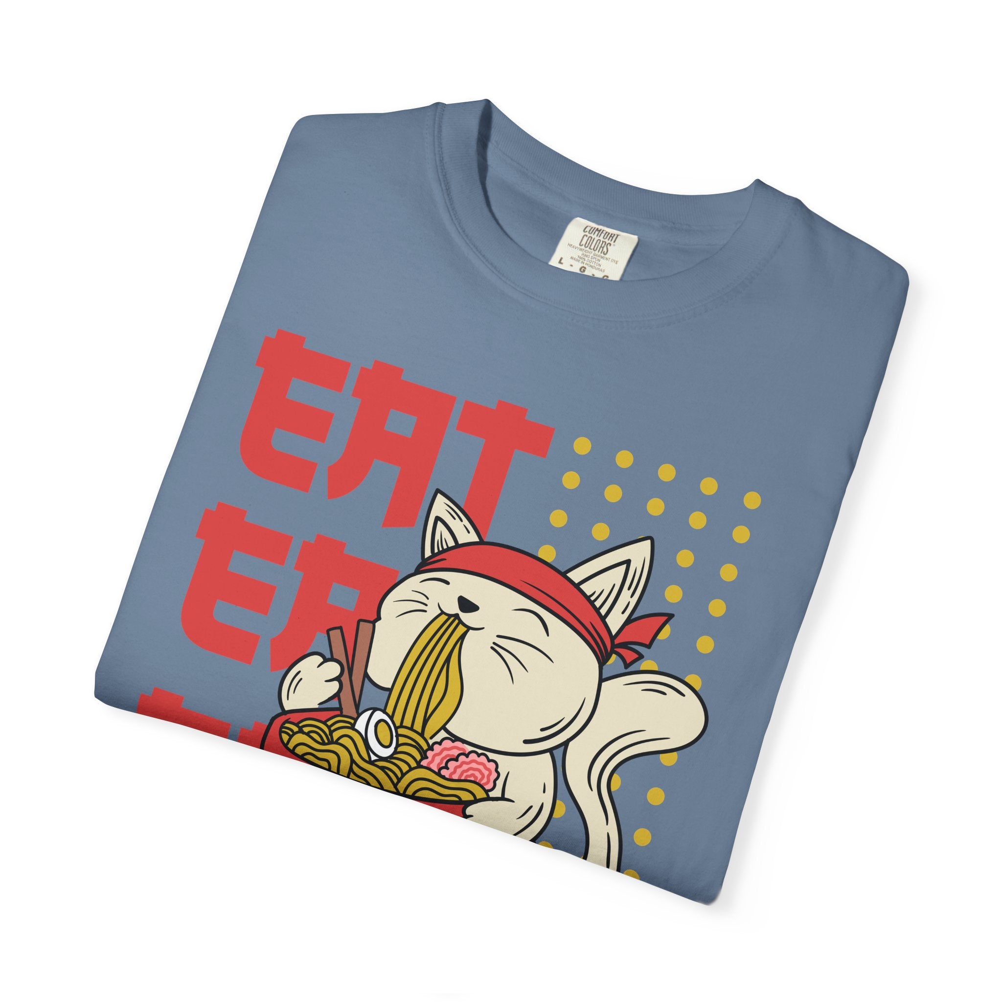 Cat Ramen Shirt - Funny Anime Tee - Japanese Foodie Gift - Sinful Threads