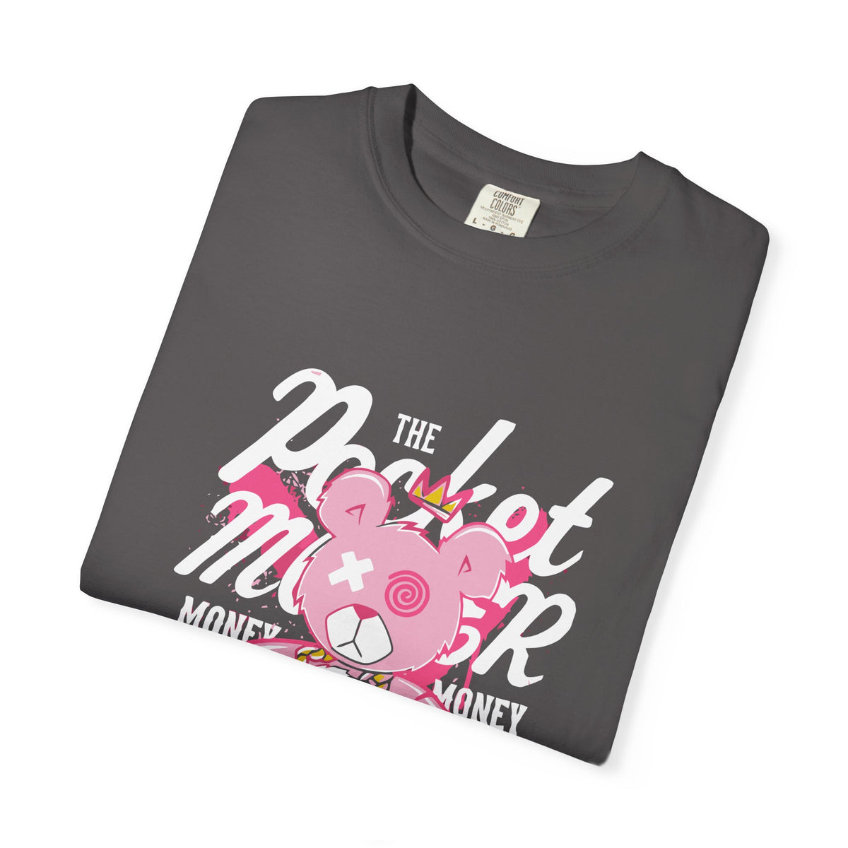 Pink Bear Tee - Urban Streetwear Graphic Design