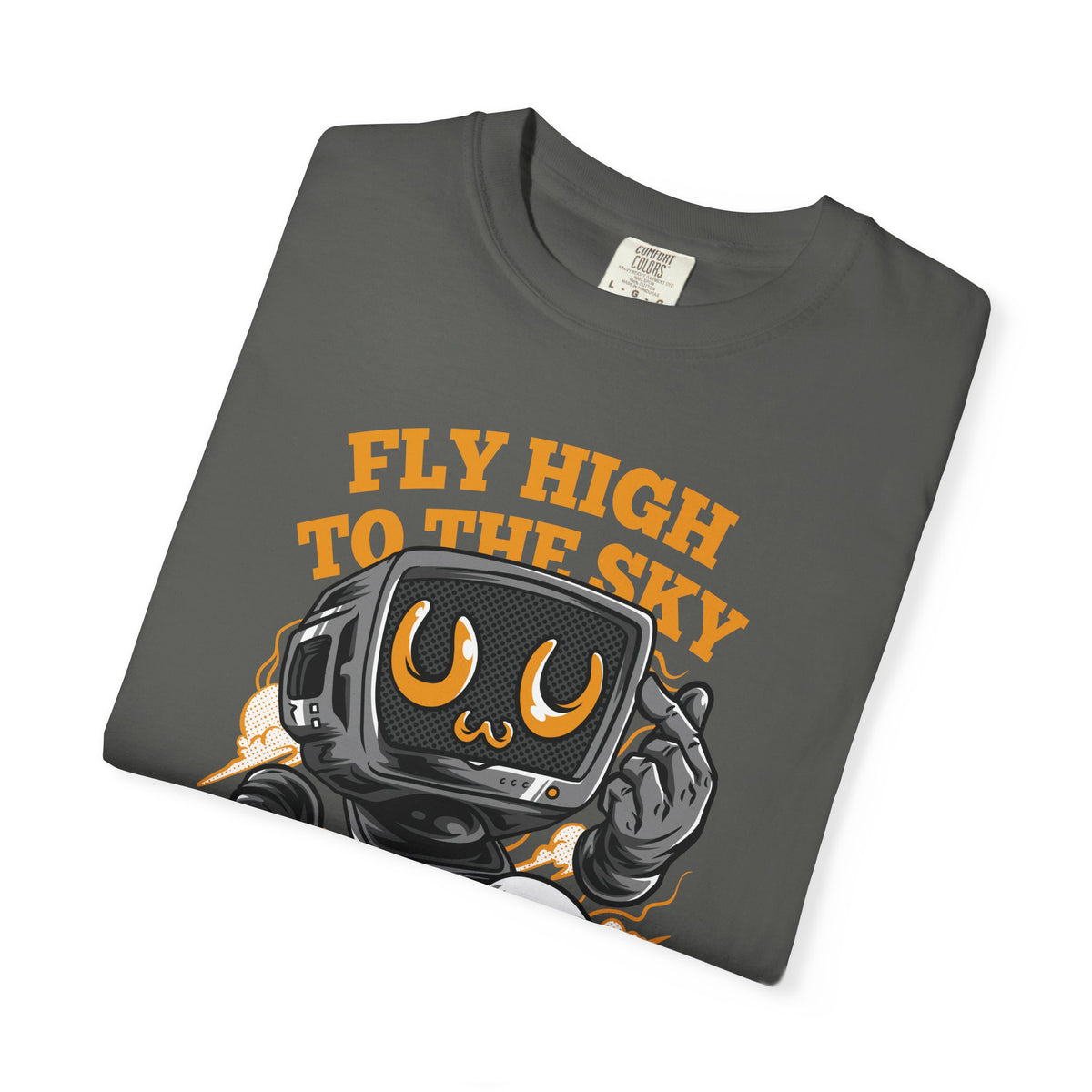Fly High To The Sky Retro TV Character T-Shirt