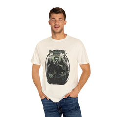 Frankenstein Rocks Halloween Graphic Novelty Design T-Shirt