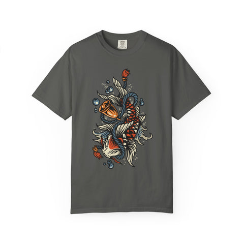 Koi Tattoo Shirt - Japanese Fish Tee, Traditional Art Gift