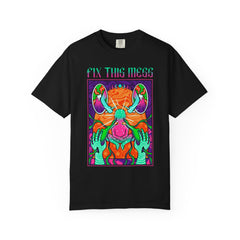 Psychedelic Art Tee - Trippy Design Tee - Surreal Art Gift - Sinful Threads