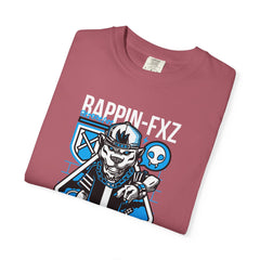 Gangster Wolf with Microphone Urban Art Drawing T-Shirt