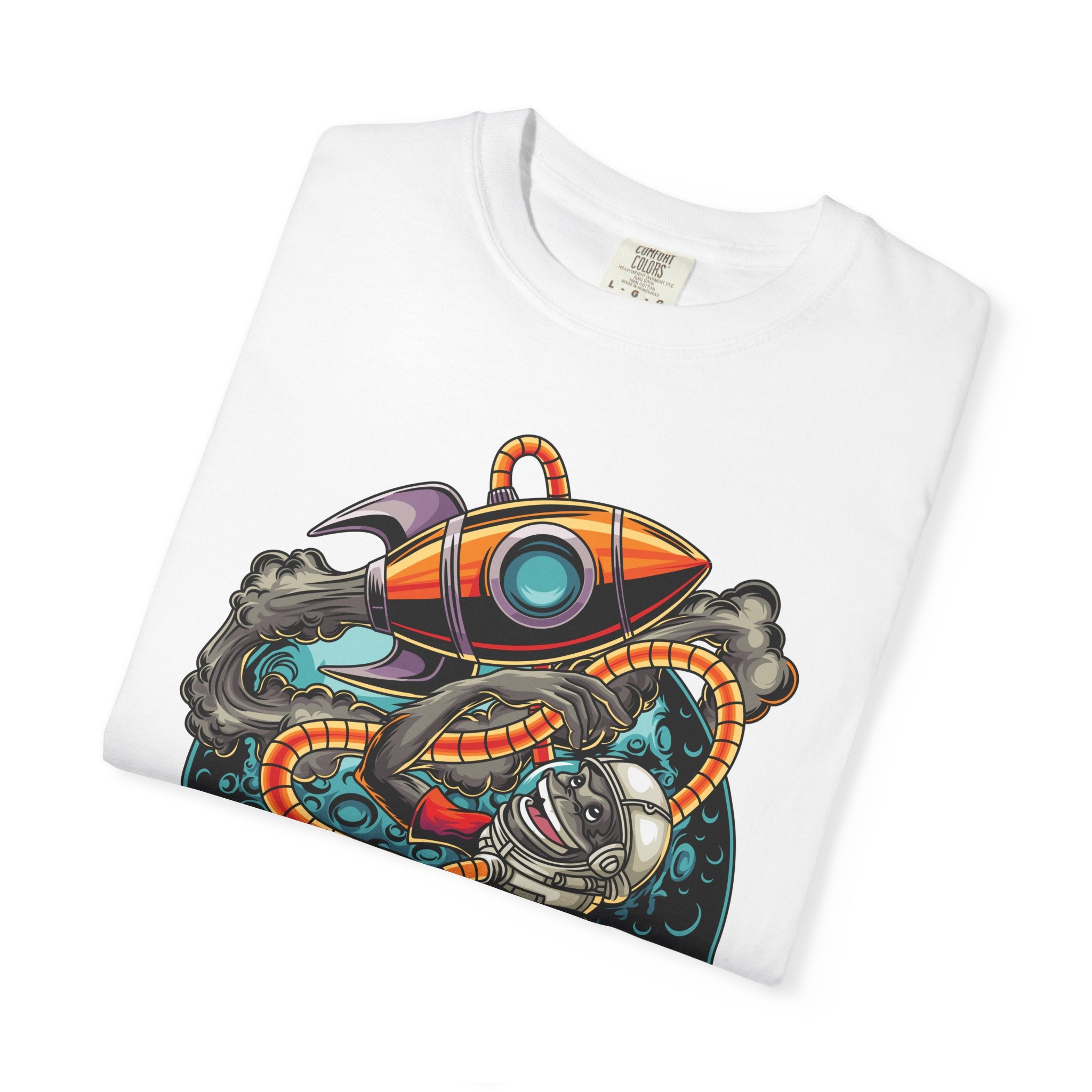 Space Monkey Shirt - Funny Astronaut Tee - Rocket Adventure Gift - Sinful Threads