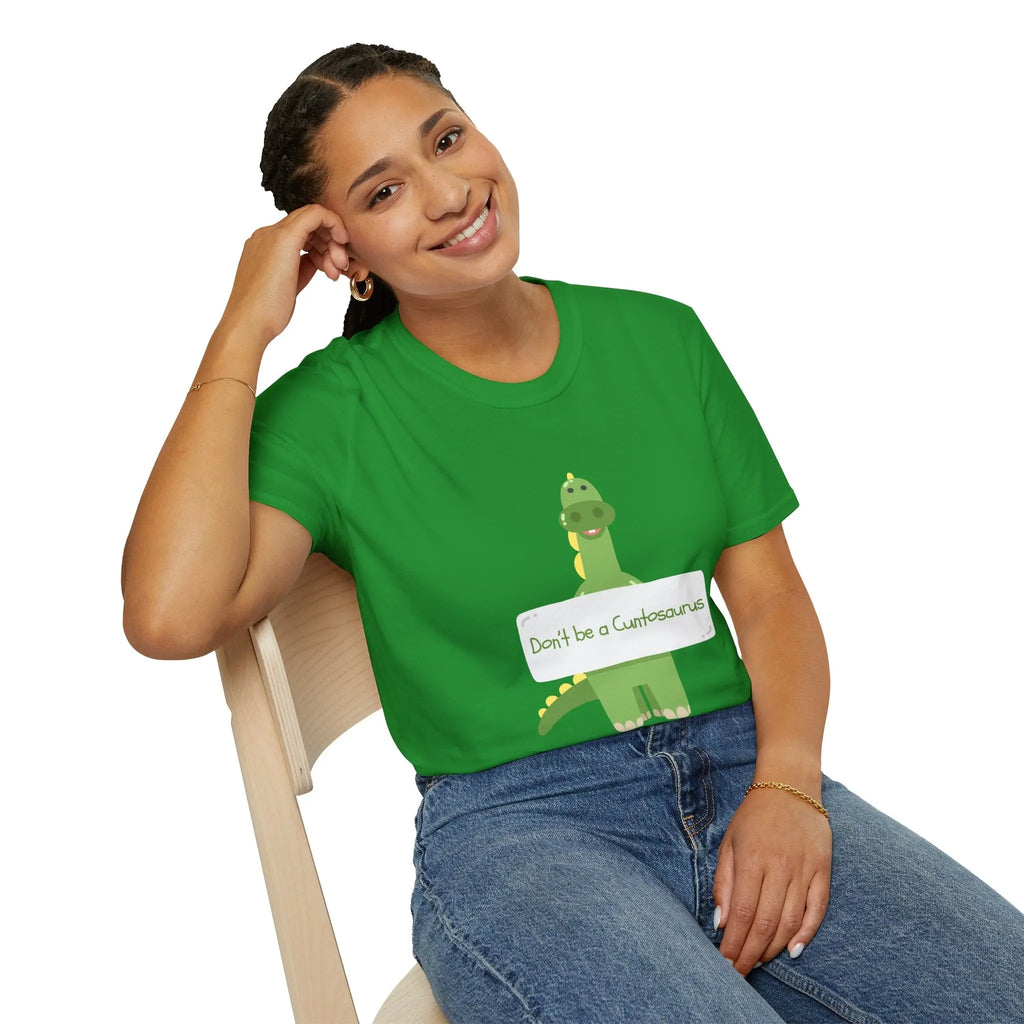 Don't Be a Cuntosaurus Dino T-Shirt - Funny Dinosaur Humor Printify
