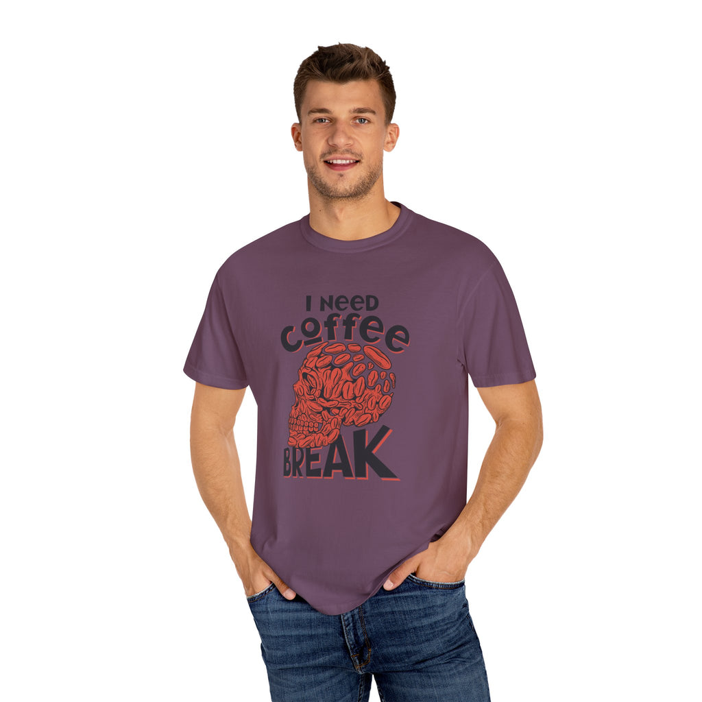 Coffee Skull Shirt - Funny Bold Graphic - Caffeine Addict Tee - Sinful Threads