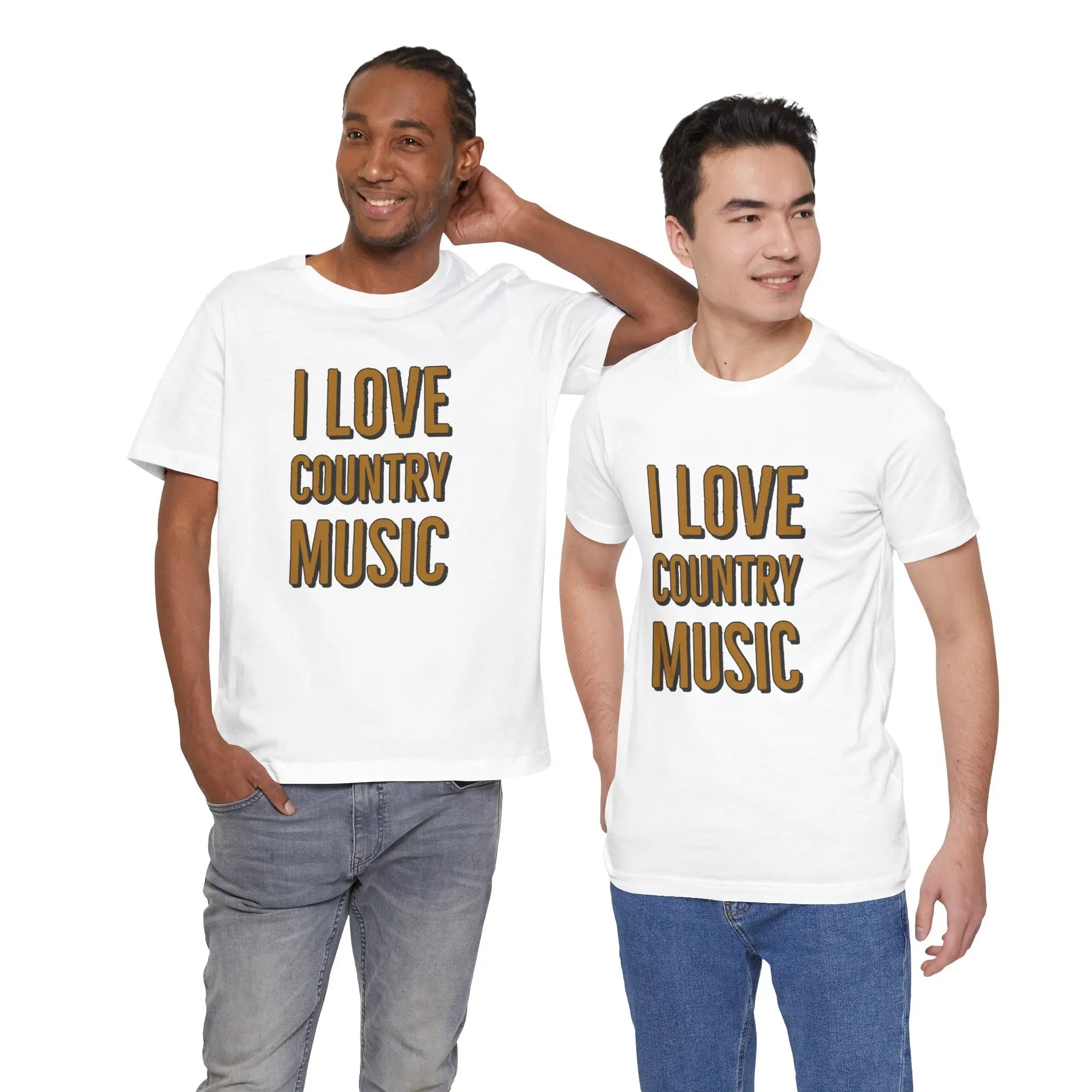 I Love Country Music Graphic Tee - Country Fan Festival Shirt Printify