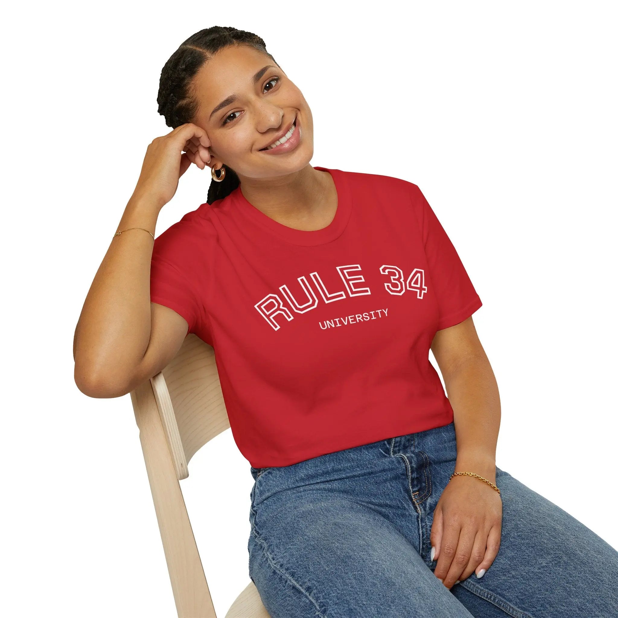 Rule 34 University Shirt - Funny Meme & Internet Culture Tee Printify