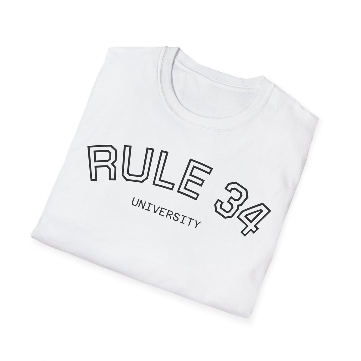 Rule 34 University Shirt - Funny Meme & Internet Culture Tee