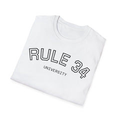 Rule 34 University Shirt - Funny Meme & Internet Culture Tee
