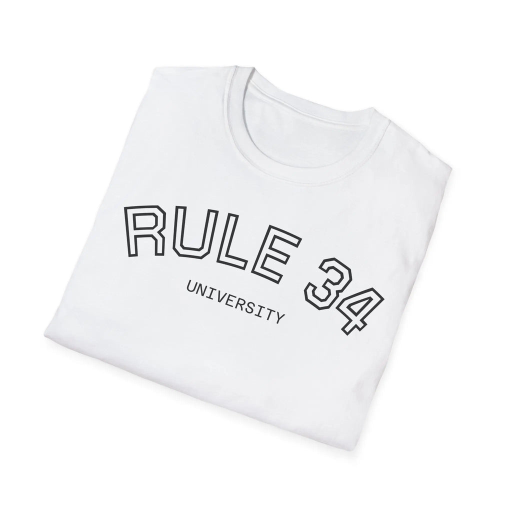 Rule 34 University Shirt - Funny Meme & Internet Culture Tee Printify