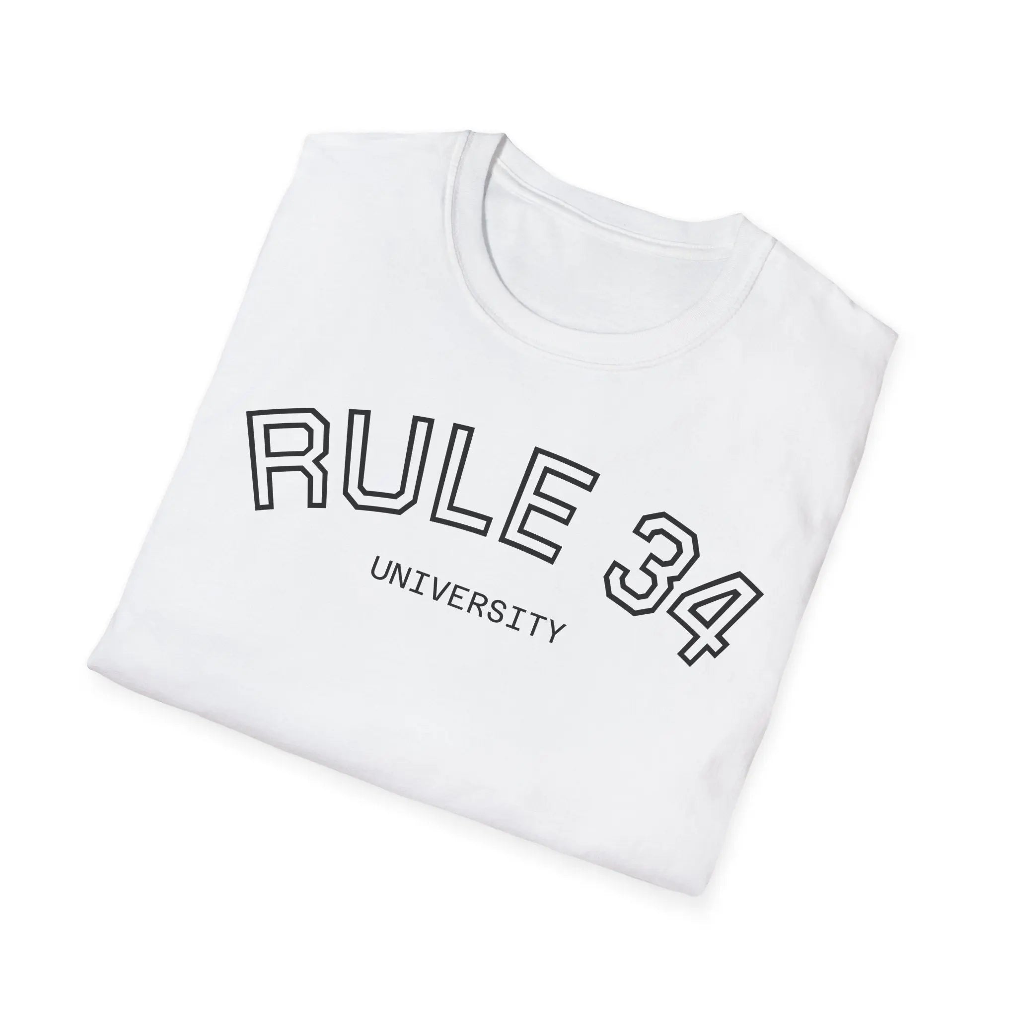 Rule 34 University Shirt - Funny Meme & Internet Culture Tee Printify
