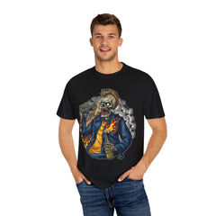 Punk Skull Shirt – Mohawk Skeleton Graphic Tee, Edgy Punk Rocker