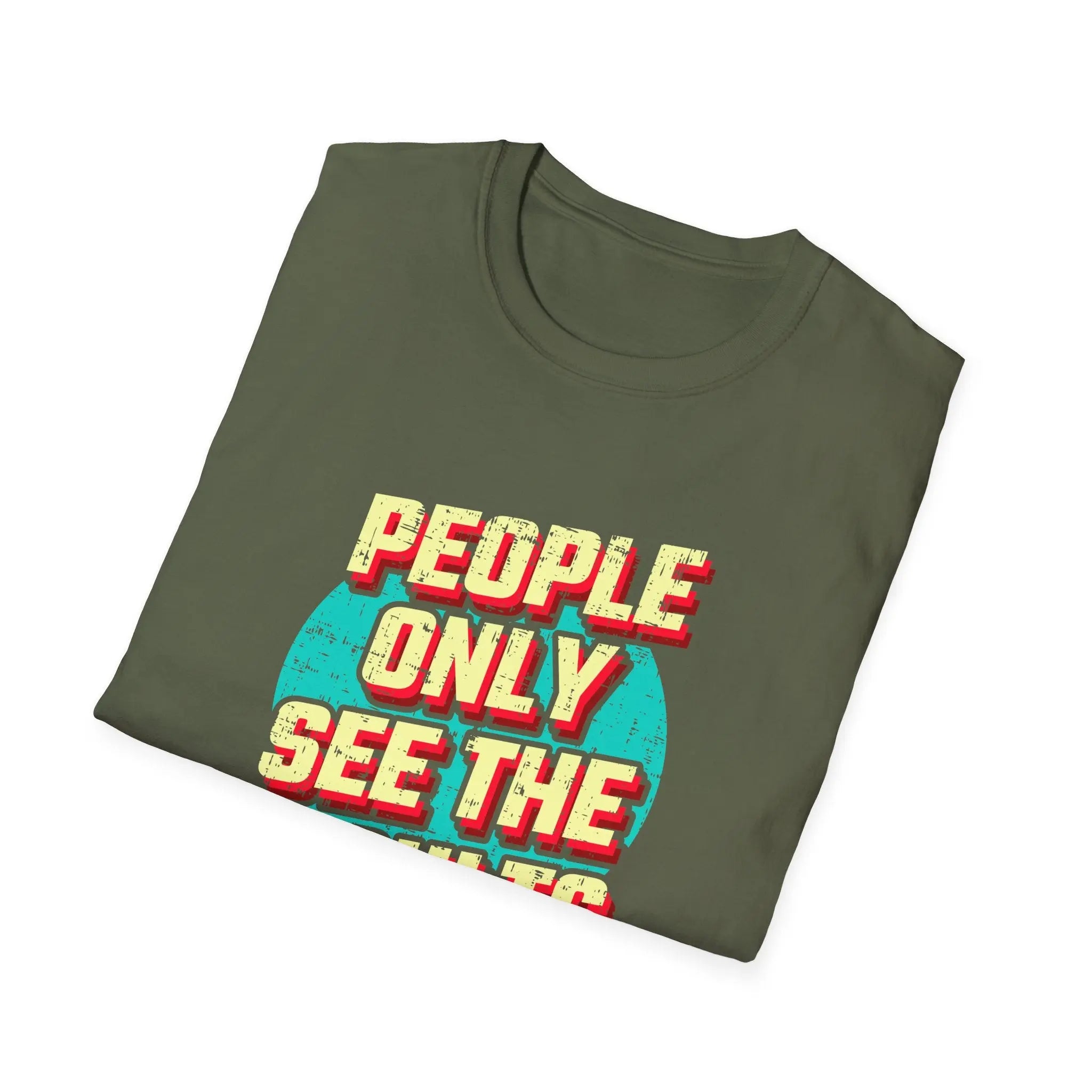 People Only See Results - Premium Motivational Graphic Tee - Sinful Threads