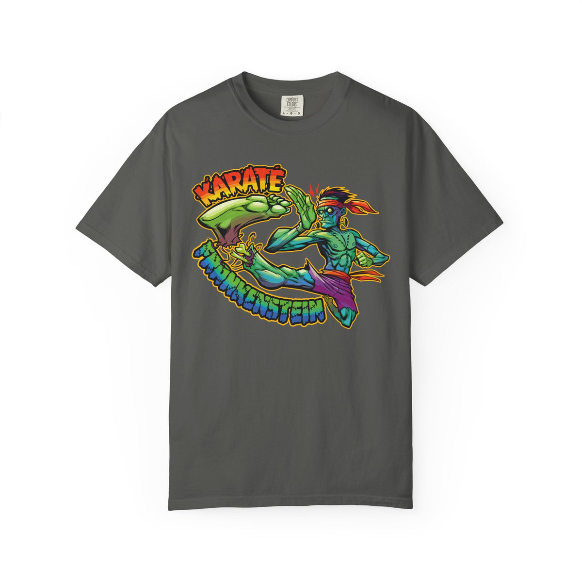 Karate Frankenstein Shirt - Monster Martial Arts Tee for Horror Fans