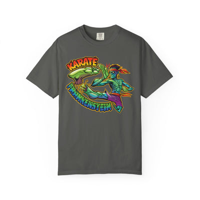 Karate Frankenstein Shirt - Monster Martial Arts Tee for Horror Fans - Sinful Threads