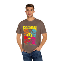 80s Arcade Pacman Ghost Skull Tee Retro Gaming Geeky Gift