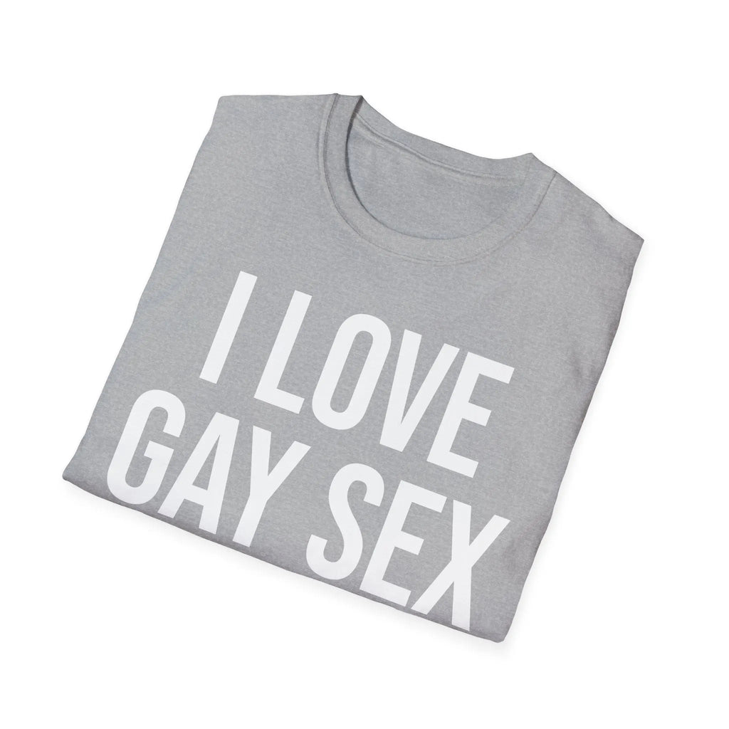 Funny Sex Positive Gay Shirt for Unapologetic Pride Printify
