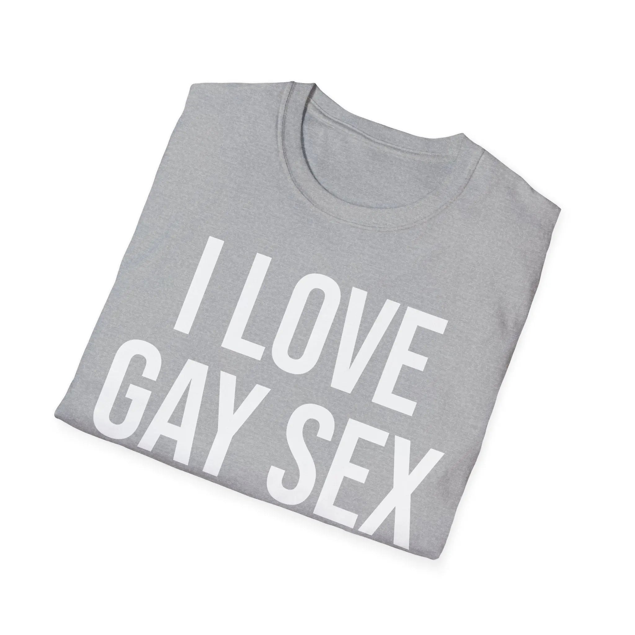 Funny Sex Positive Gay Shirt for Unapologetic Pride Printify