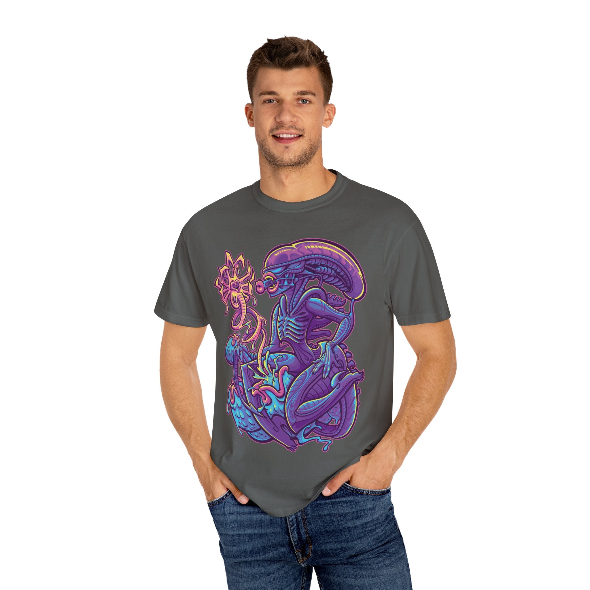 Sexy Alien Queen Parody Shirt - Sci-Fi Horror Comedy Tee - Sinful Threads