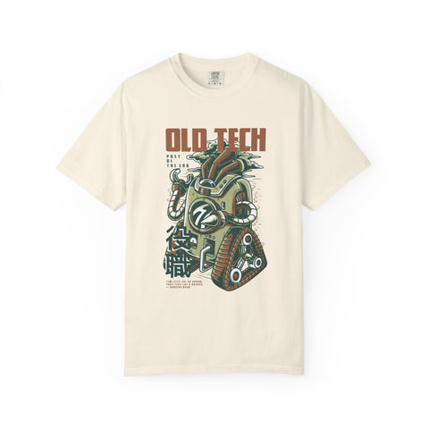 Vintage Robot Post Of The End Futuristic Style T-Shirt