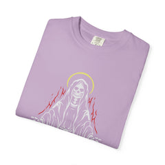 Angel of Death with Flames Unique Trendy Graphic T-Shirt - Sinful Threads