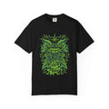 Santa Cruz Tee - Green Man Festival Cannabis Leaf Art - Sinful Threads