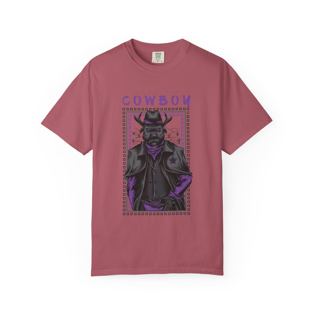 Warrior Cowboy Graphic Unisex Relaxed Fit T-Shirt