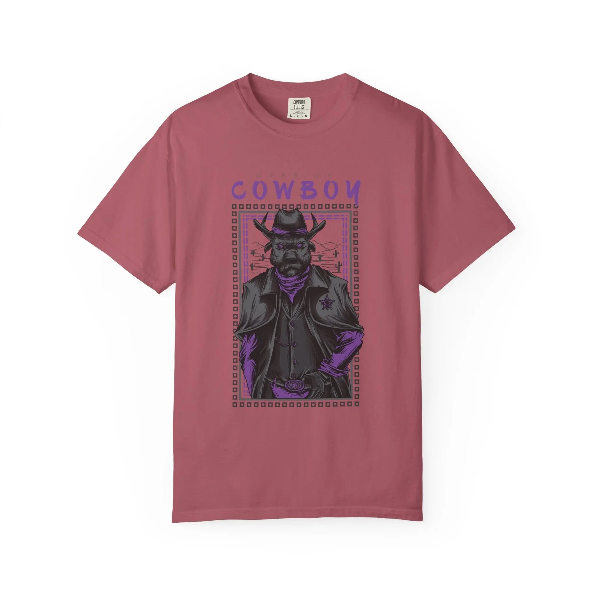 Warrior Cowboy Graphic Unisex Relaxed Fit T-Shirt - Sinful Threads