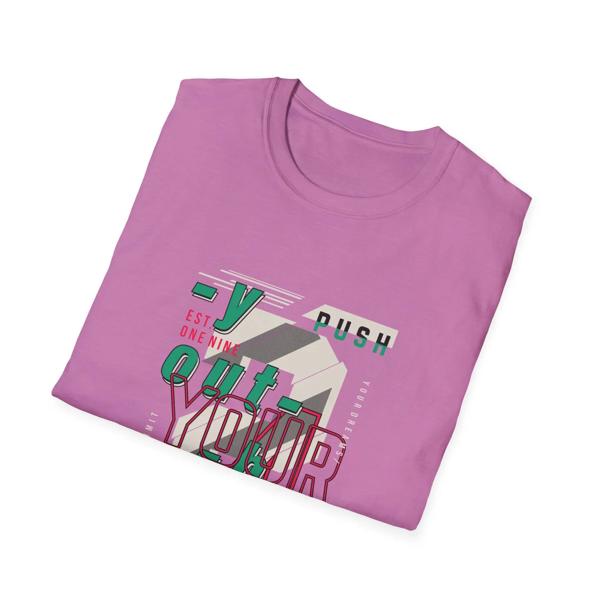 PUSH YOUR SELF t shirt - motivational graphic tee - Sinful Threads