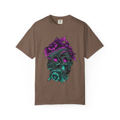 Floral Skull Gothic Tee Dark Art Alternative Fashion