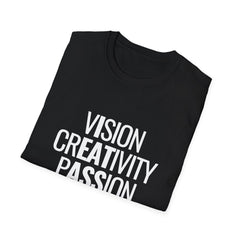 Vision Passion Hidden Message Shirt - Subtle Adult Humor Tee
