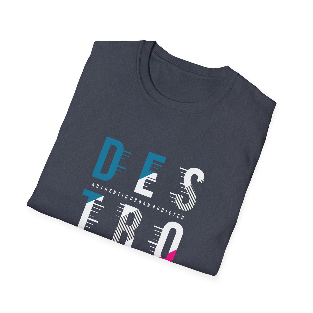Destroyed Urban Graphic Tee - Authentic Distressed Streetwear