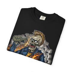 Punk Skull Shirt – Mohawk Skeleton Graphic Tee, Edgy Punk Rocker