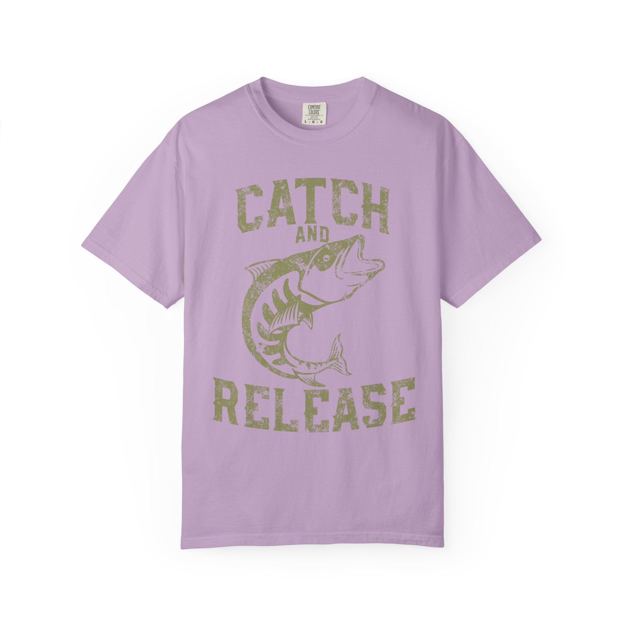 Catch And Release Fishing Graphic Artwork Design T-Shirt - Sinful Threads