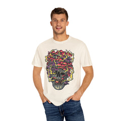 Mushroom skull shirt - fungi gothic tee - macabre gift