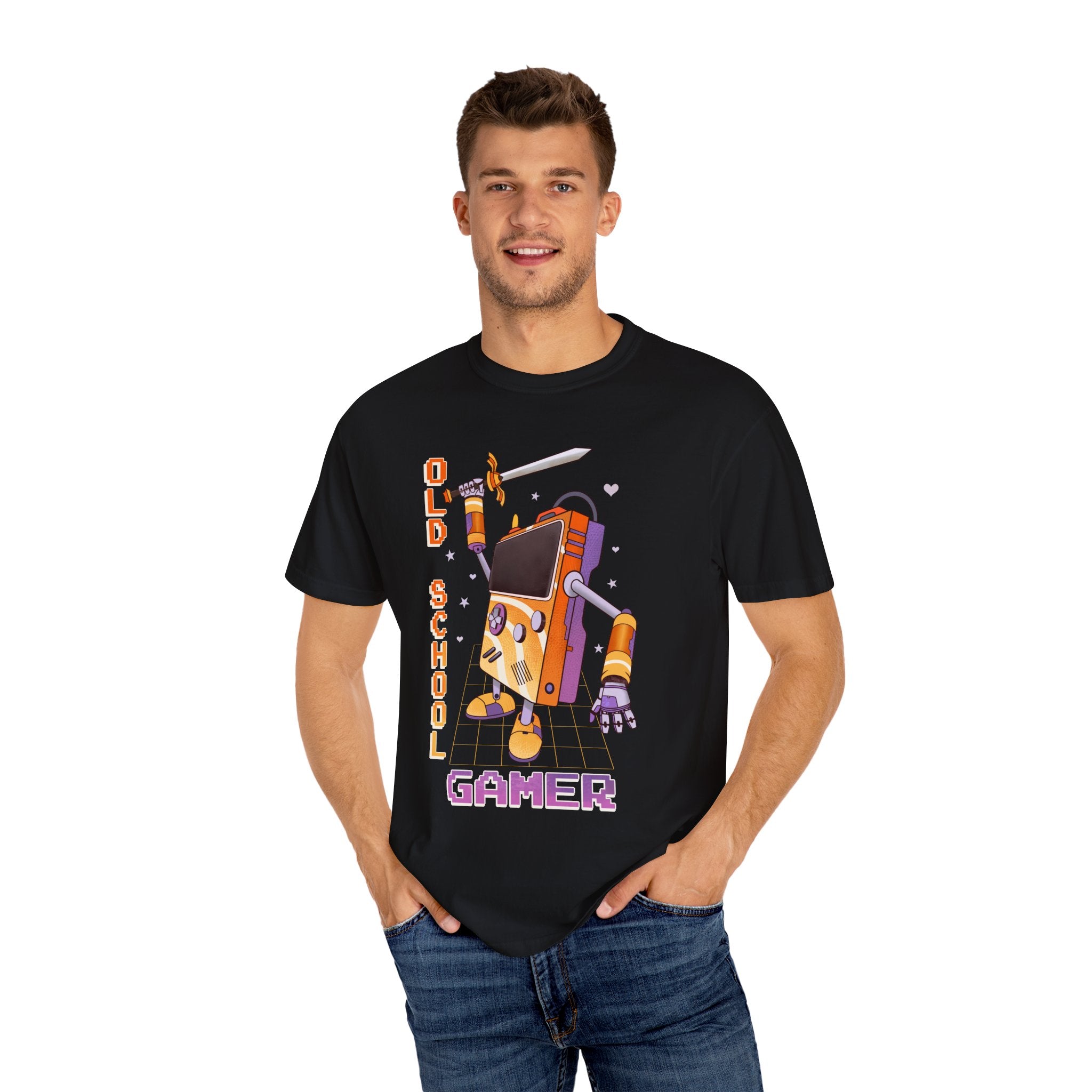 Retro gamer shirt - old school tee - 8-bit console gift - Sinful Threads