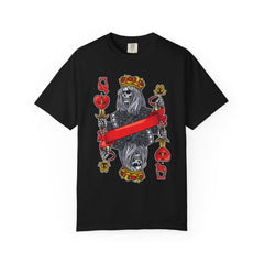 Red Queen T-shirt – Skull Graphic Top – Queen of Hearts