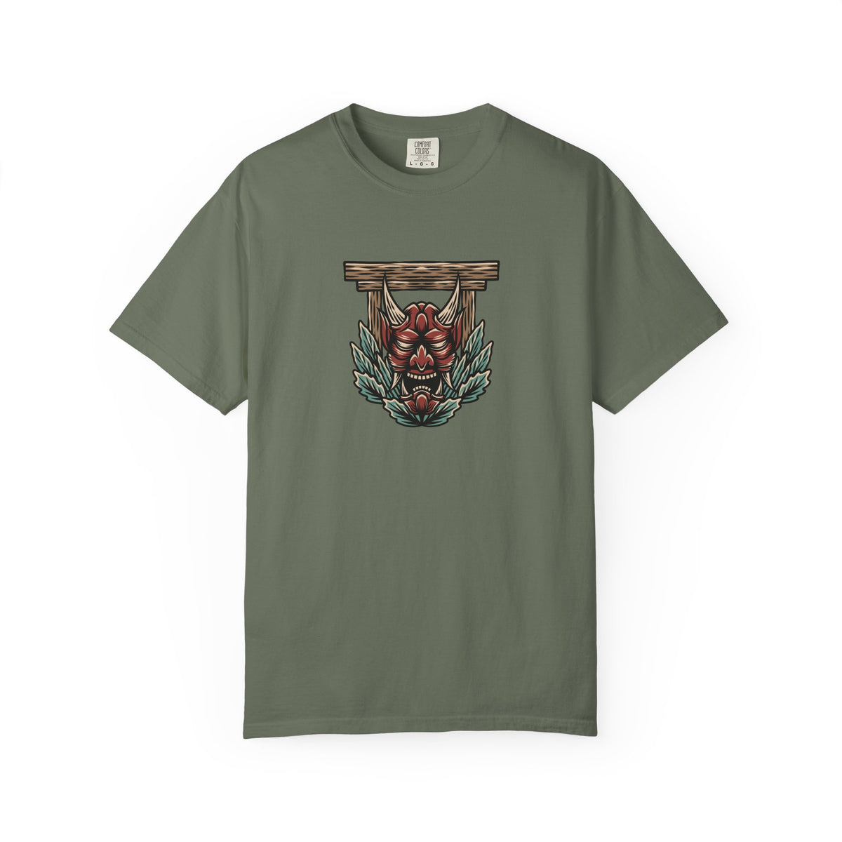 Asian inspired art shirt - Japanese demon graphic tee
